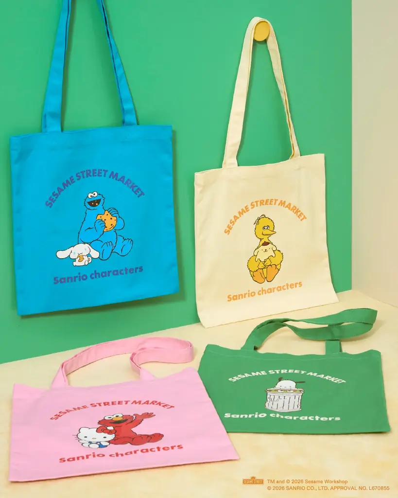 【セサミストリートのキャラクターとサンリオキャラクターズによるスペシャルコラボ第2弾】「SESAME STREET MARKET × Sanrio characters」が新登場！〈7月2日(木)〉 画像 7