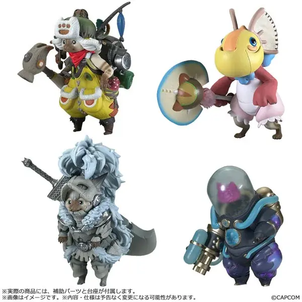 『モンスターハンター』より、かわいくて頼もしいオトモアイルーのフィギュアシリーズが始動。あみあみにて予約受付中。 画像 2