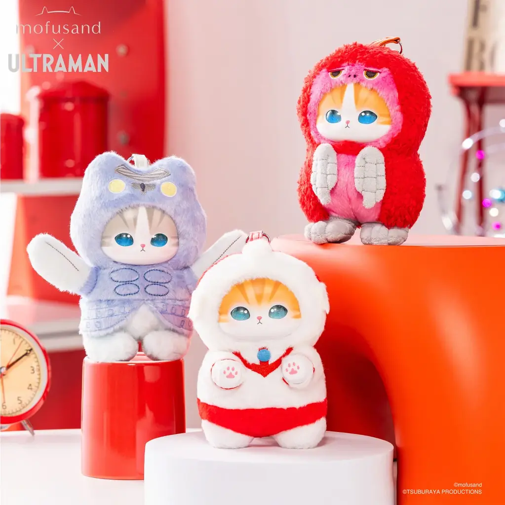 アニメジャパン mofusand×ウルトラマン Kiramekko 3個 7月10日発売 mofusand×ウルトラマン きらめっこ全3種登場｜ベスト