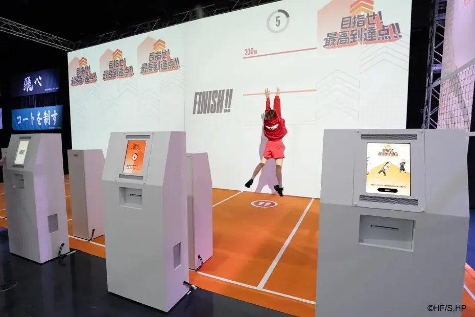 アニメ「ハイキュー!!」のプレーをコート上で超体験!!バレーボール超体験空間『ハイキュー!! オン ザ コート』本日より大阪・堂島リバーフォーラムでスタート！ 画像 16