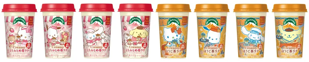 今年もサンリオの人気キャラクターが登場！「マウントレーニア」の「Creamy」シリーズに「サンリオ」の人気キャラクターが登場　7月上旬より全国にて数量限定発売 画像 2
