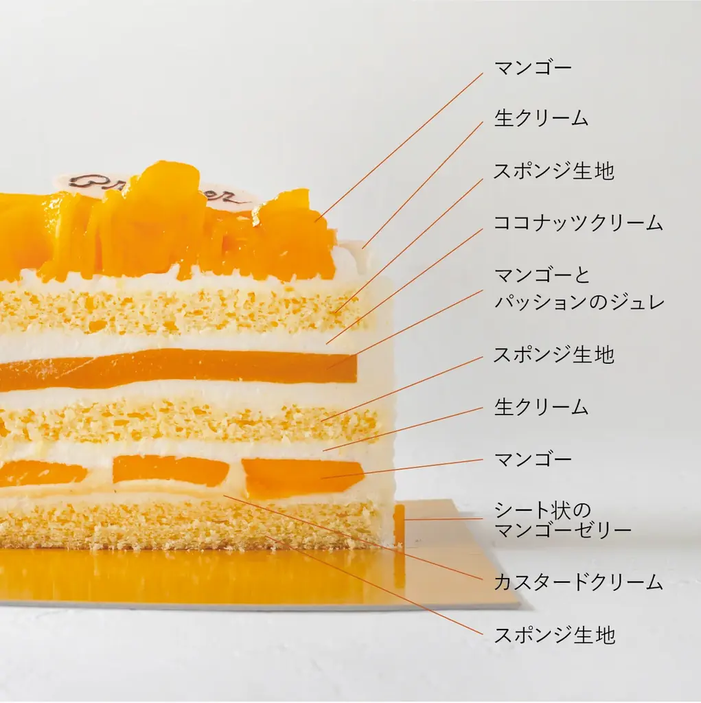 【銀座・和光】最高峰のケーキPremier（プルミエ）シリーズに新作「Premierマンゴー」が登場 画像 2