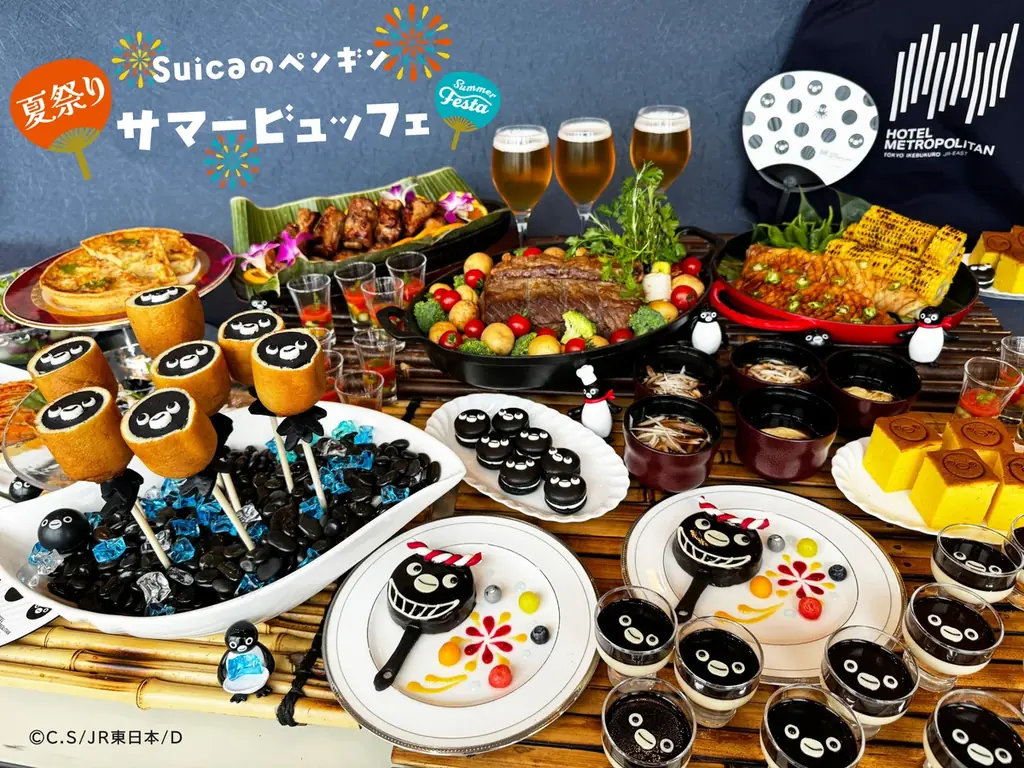 池袋ホテルでSuicaのペンギン夏祭りビュッフェ開催
