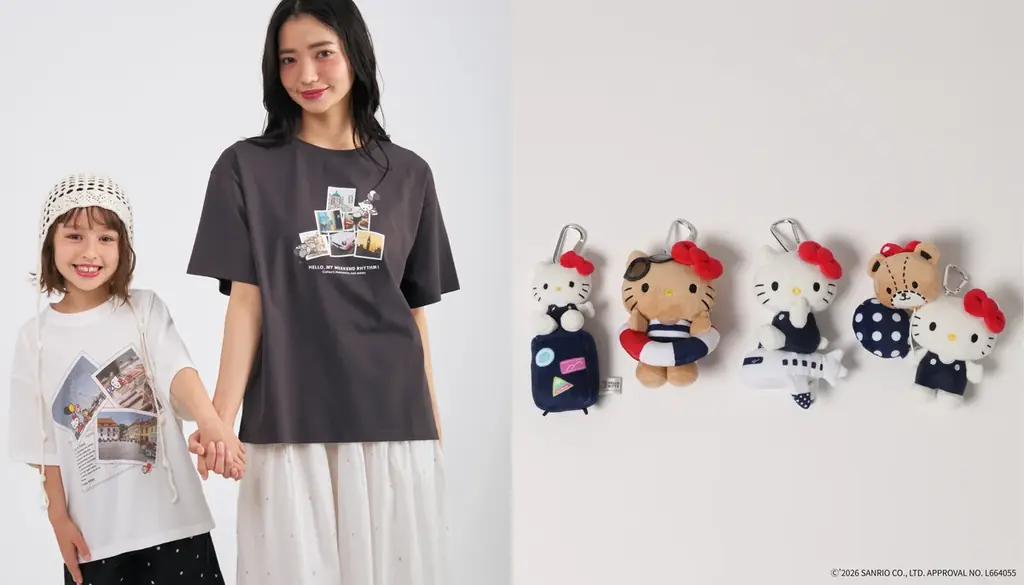 サンリオキャラクターズコラボ第 8 弾「GLOBAL WORK」や「LOWRYS FARM」などアダストリアで⼈気 10 ブランドから「ハローキティコレクション」が 7 ⽉ 11 ⽇（⼟）より発売！ 画像 4