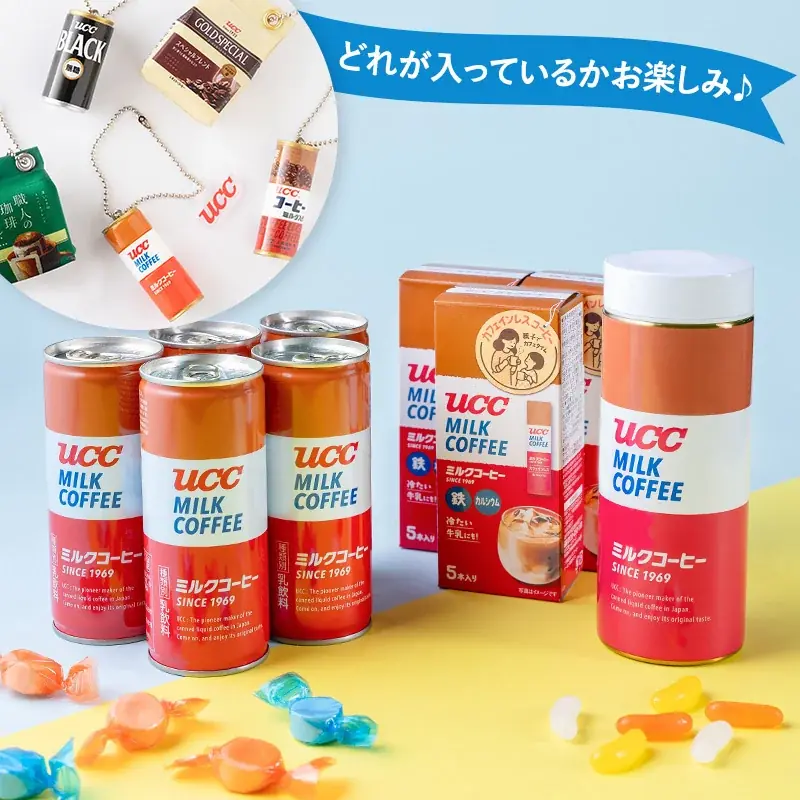 UCC公式ECで毎シーズン完売の人気福袋が、今夏も登場！アイスでゴクゴク！猛暑を乗り切る「夏のコーヒー福袋2026」6月30日発売UCC人気製品の超リアルなミニチュアチャーム付きのセットも 画像 5