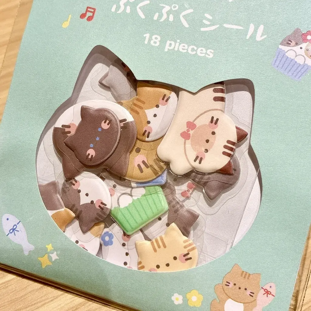 シール新商品4種が日本ホールマークから発売！ ぷくぷく＆ふわふわやライフログ用など、触って・貼って楽しめるラインナップ 画像 2