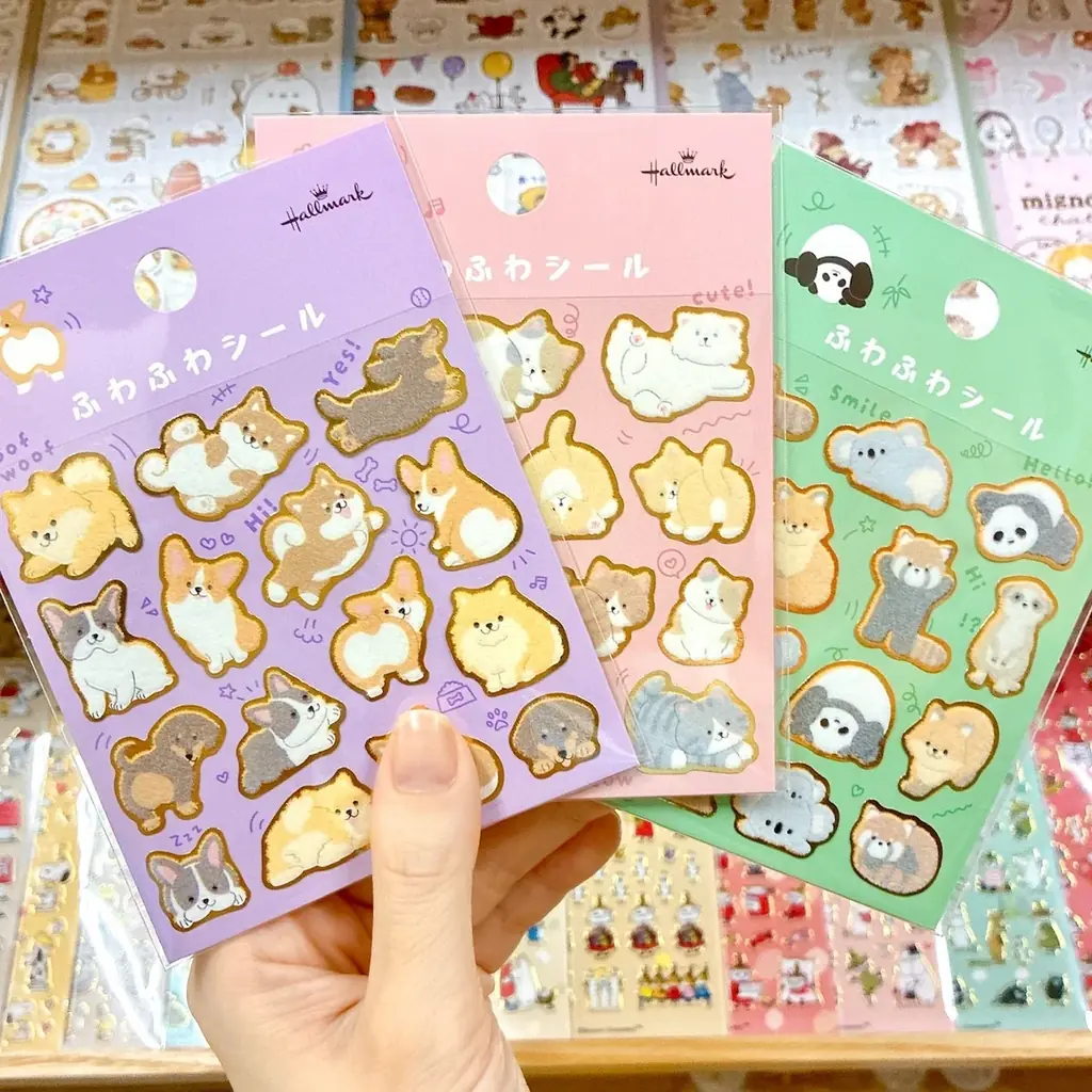 シール新商品4種が日本ホールマークから発売！ ぷくぷく＆ふわふわやライフログ用など、触って・貼って楽しめるラインナップ 画像 6