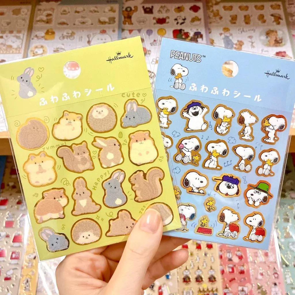 シール新商品4種が日本ホールマークから発売！ ぷくぷく＆ふわふわやライフログ用など、触って・貼って楽しめるラインナップ 画像 7
