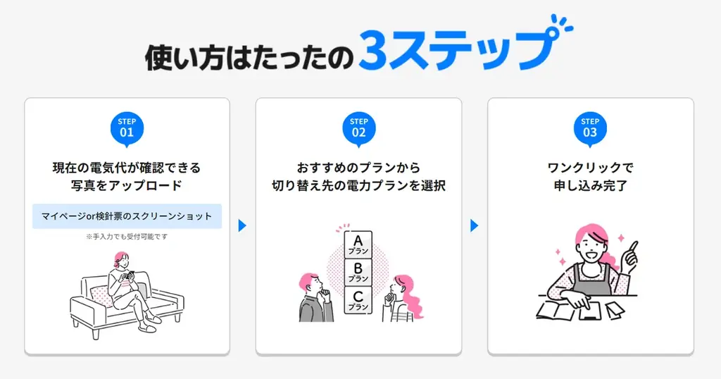 【業界初*】最短30秒で今よりおとくな電力会社・プランがみつかる新サービス『パシャとく』の提供を開始 画像 5