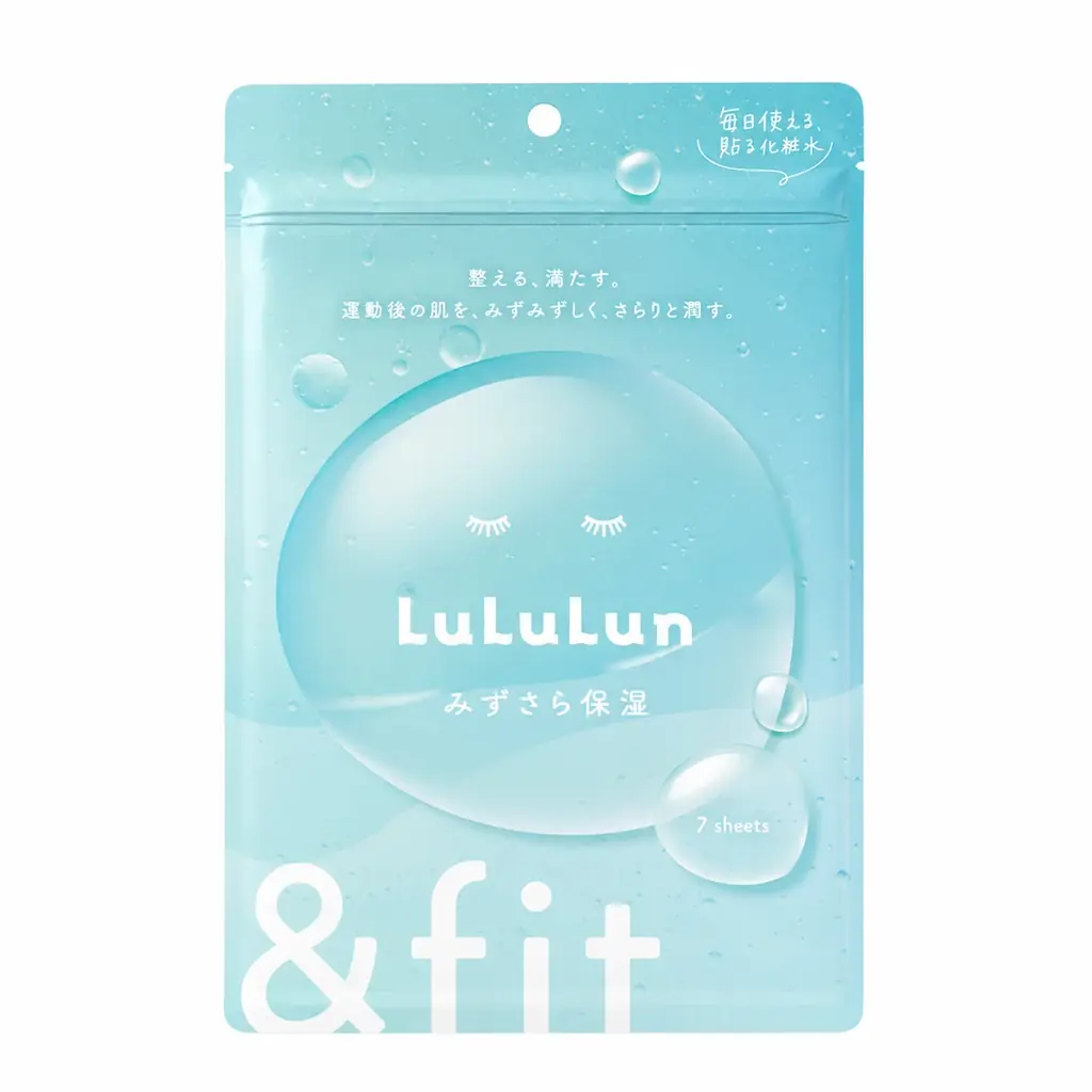 「ルルルン」×LOIVEの「＆fit」が初コラボ！18周年を記念した、運動後の肌を潤す『みずさら保湿』マスクを7月9日より先行発売 画像 3