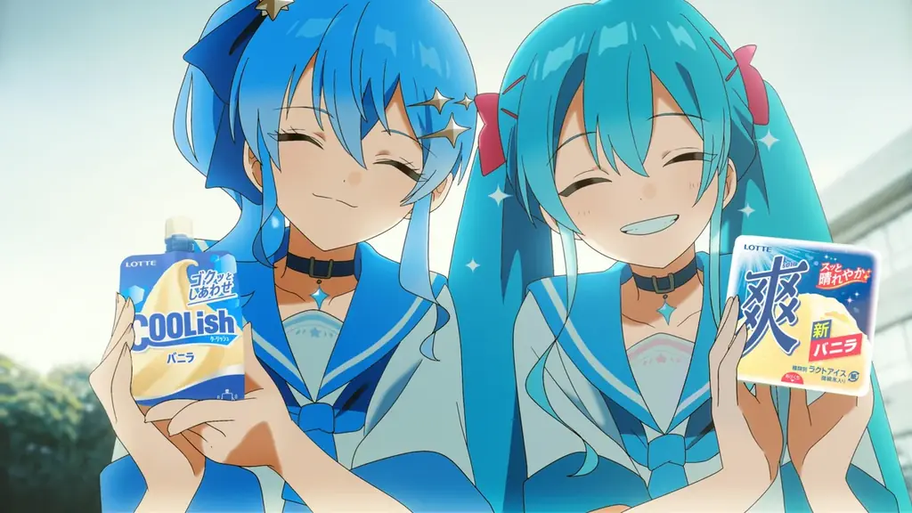 星街すいせいと初音ミクが『青のすみか』を熱唱！実写×アニメーションが織りなす超爽快なムービーが公開！「クーリッシュ」×「爽」新TVCM『冷たくて青い、夏がきた。』篇7月7日(火)より全国でオンエア！ 画像 3