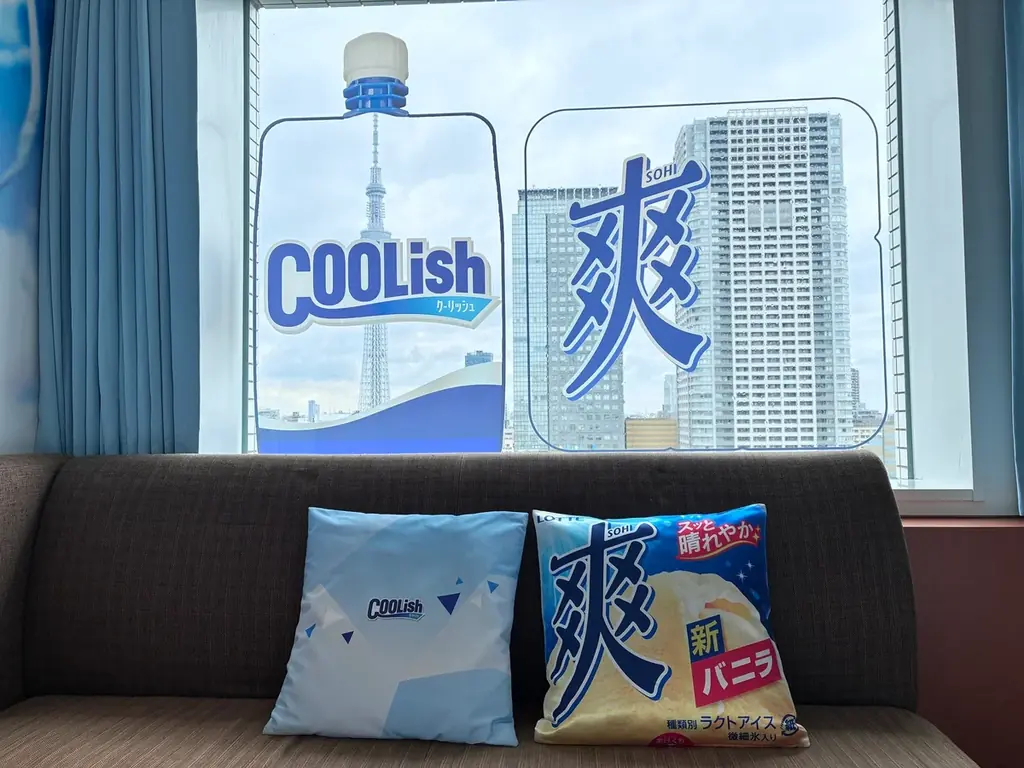 青に染まる客室で爽やかに過ごす夏。星街すいせい、初音ミクとコラボした「夏のクーリッシュ＆爽ルーム」を販売開始／ロッテシティホテル錦糸町 画像 2