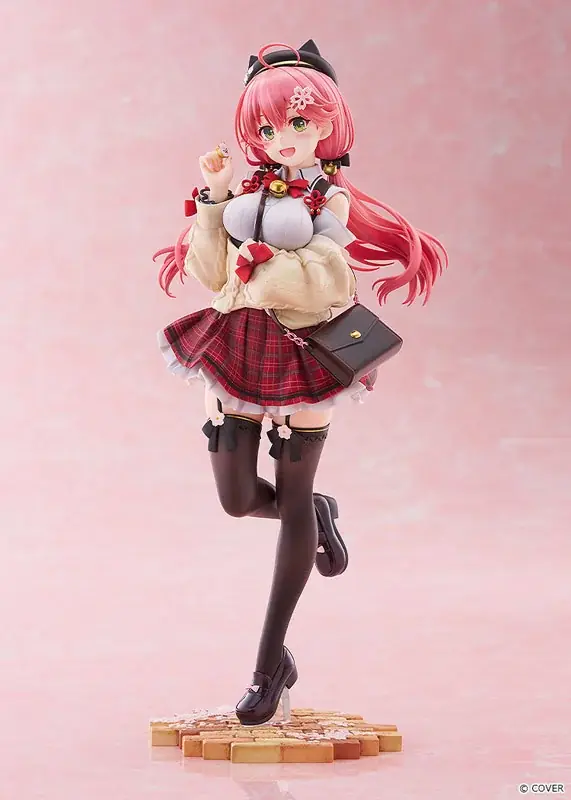 『ホロライブ』より、「さくらみこ」が私服姿のスタチューフィギュアで登場。あみあみにて予約受付中。 画像 8