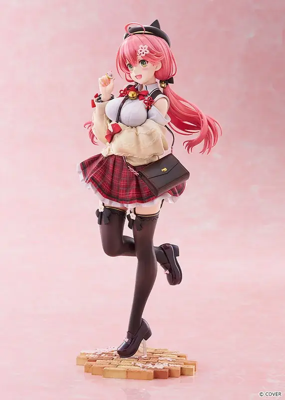 『ホロライブ』より、「さくらみこ」が私服姿のスタチューフィギュアで登場。あみあみにて予約受付中。 画像 9