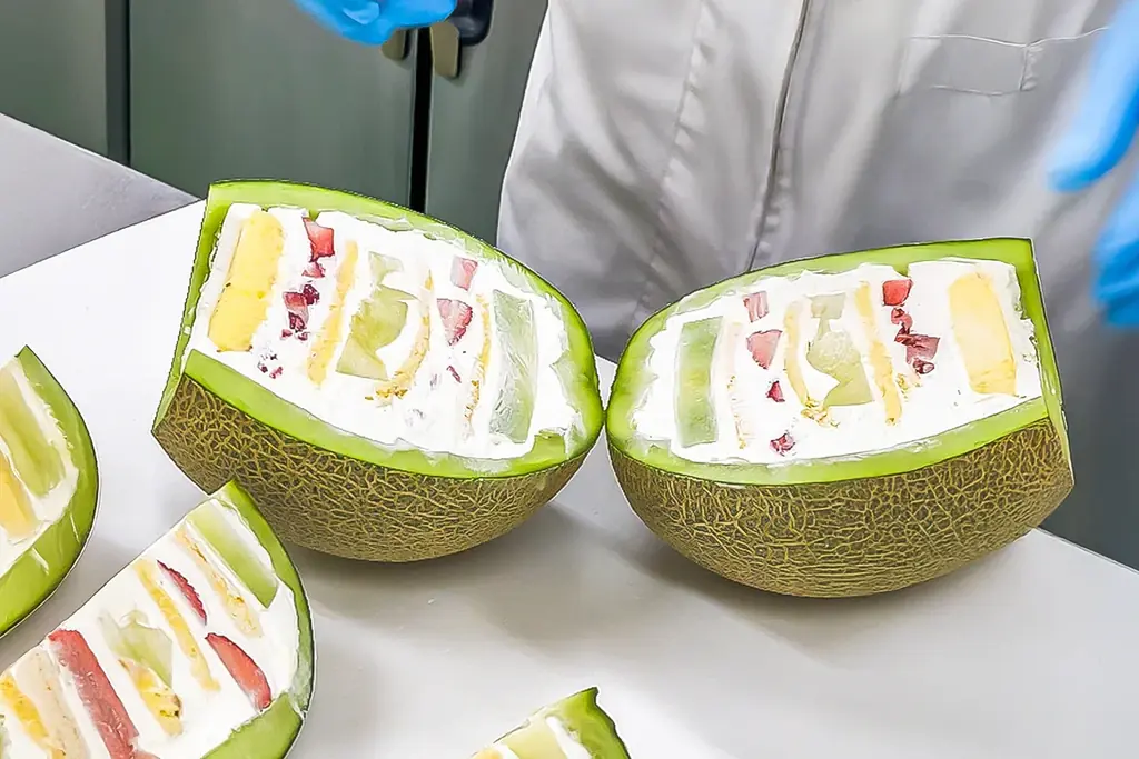 【4日間限定】5Lの超特大「タカミメロン」を丸ごと使用！「大玉まるごとメロンショート」発売決定！ 画像 15