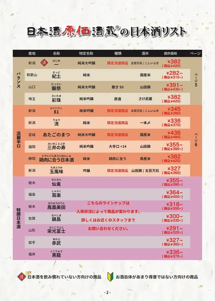 【希少酒の月】十四代・而今・新政など人気希少酒が毎日楽しめる！7月限定「毎日希少酒開栓」を日本酒原価酒蔵 新宿総本店限定で開催 画像 2
