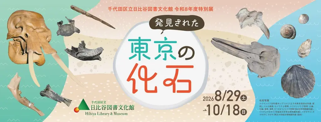 8/29開幕 特別展「発見された東京の化石」