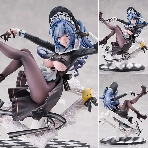 『アズールレーン』より、「マルコ・ポーロ」がメイド姿でフィギュアとなって登場。あみあみにて予約受付中。 画像 2