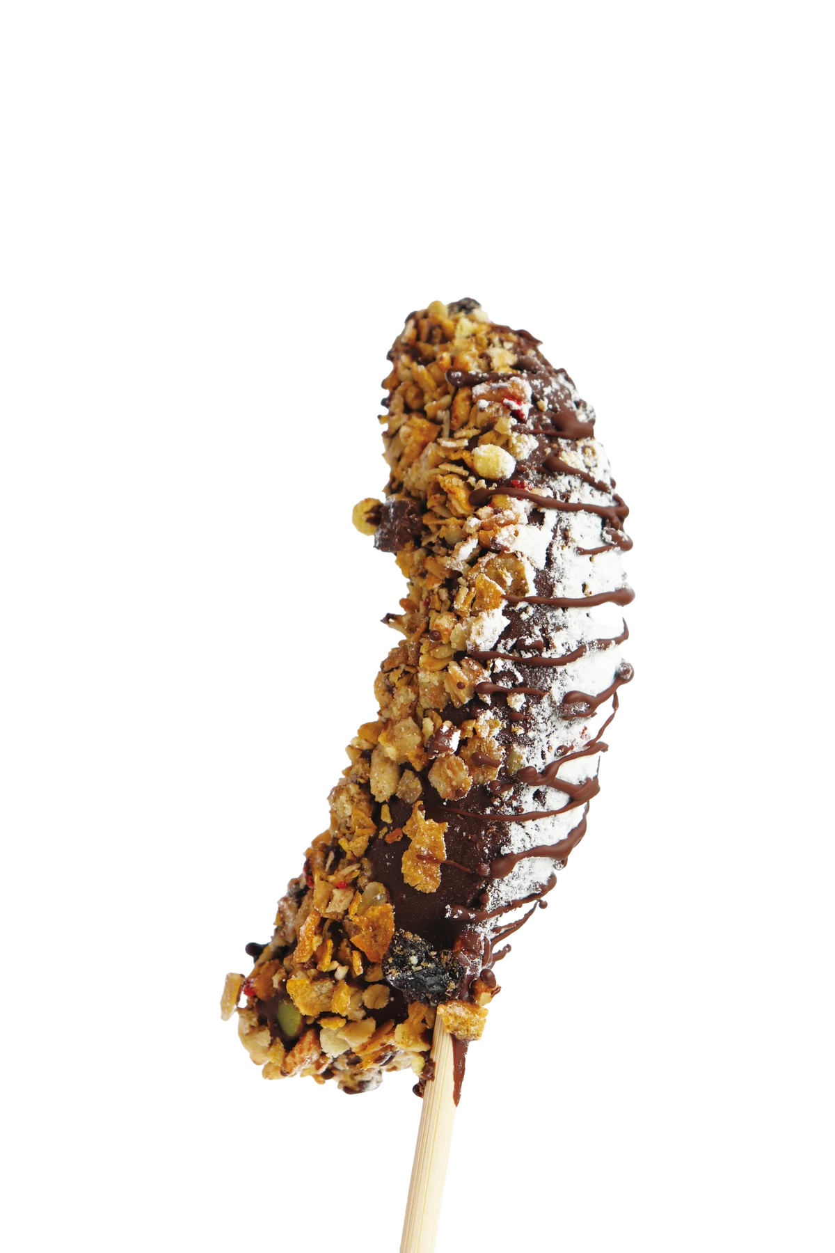まるで新感覚スイーツ！たっぷりチョコ×贅沢トッピングで楽しむ「プレミアムフローズンチョコバナナ」を夏季限定で販売 画像 4