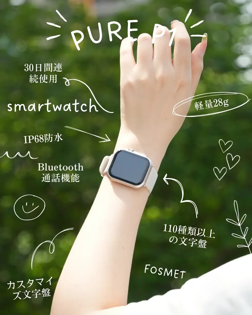 【Prime Day】FOSMET全7モデルが最大43％引き！7月7日(火)～7月13日(月)の7日間限定！この夏、絶対に買うべきスマートウォッチ大セール！ 画像 2