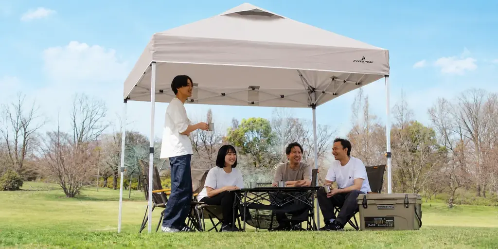 「夏の屋外をこれ1台で快適に」発売1年で20,000台を突破したタープテント｜Amazonプライムデーに登場 画像 1