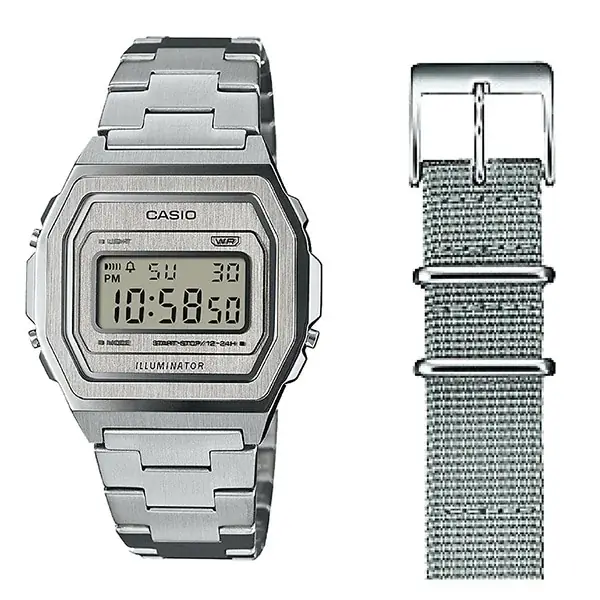 即完売した【CASIO CLASSIC PREMIUM SERIES】が待望の再入荷。夏の装いに映える、ユニセックスなシルバーウォッチ 画像 7