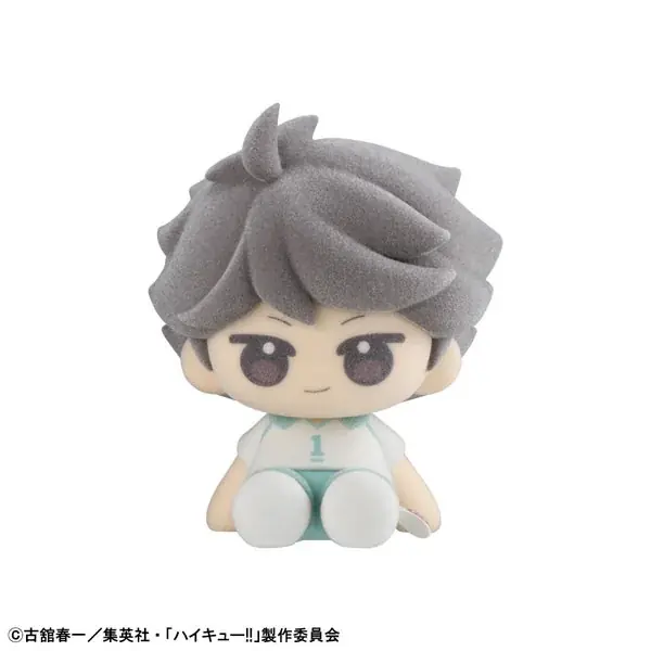 アニメ『ハイキュー！！』より、ぬいぐるみっぽいビジュアルのふわふわフロッキーフィギュアが登場。あみあみにて予約受付中。 画像 7