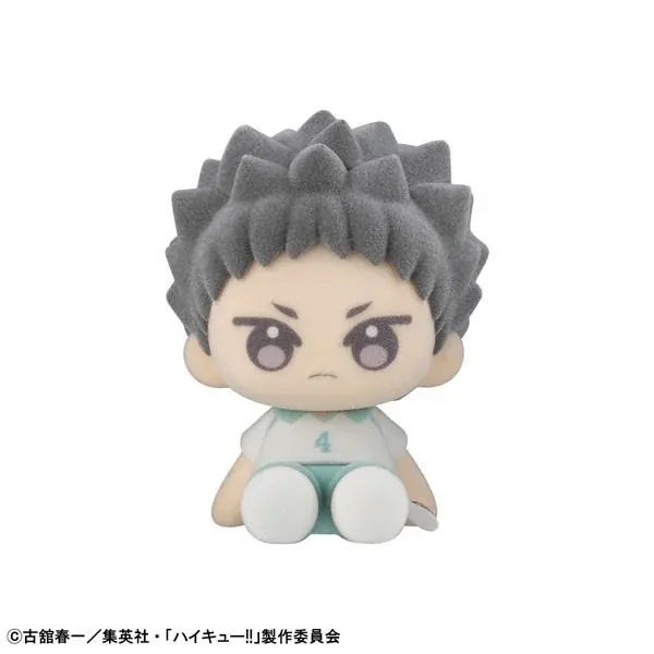 アニメ『ハイキュー！！』より、ぬいぐるみっぽいビジュアルのふわふわフロッキーフィギュアが登場。あみあみにて予約受付中。 画像 8