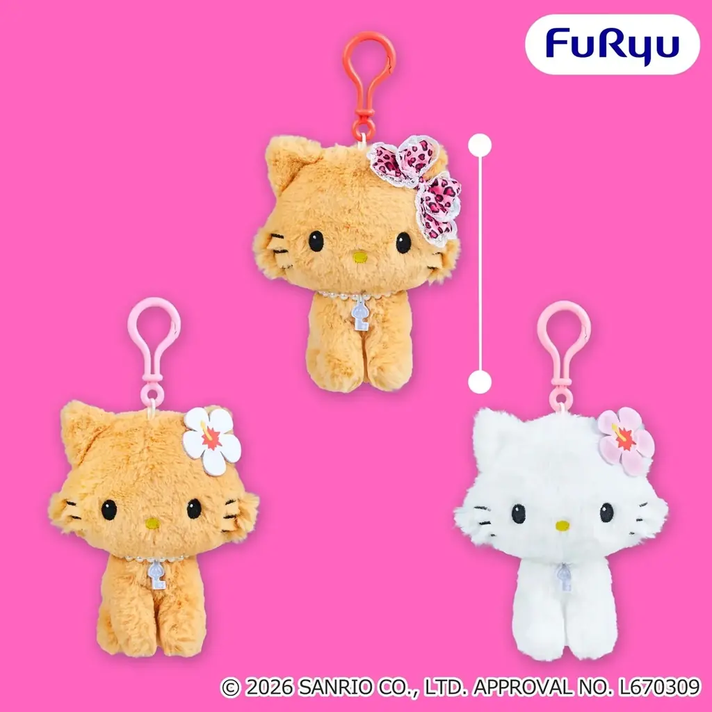 「サンリオキャラクターズ」がこんがり日焼けで“ギャルかわ”全開♡夏仕様ぬいぐるみ＆マスコットが7月上旬よりフリュープライズに登場！ 画像 9