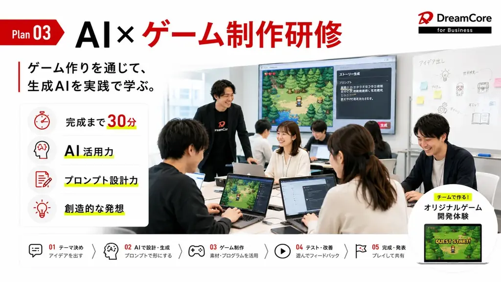 「広告は、もう届かない」と気づいた企業へ。DreamCore、ブランドの世界観をゲームに変える法人向けサービス「DreamCore for Business」を提供開始 画像 6