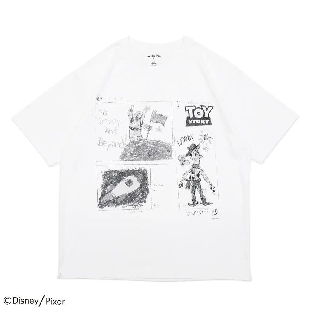 JAM HOME MADEより30周年を迎える「トイ・ストーリー」シリーズモチーフの新作が登場！『TOY STORY』アンディのイラストTee。2026年7月10日（金）より販売開始 画像 6