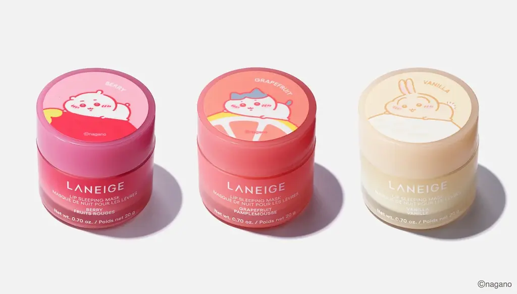 【マツモトキヨシグループ・ココカラファイングループ限定】LANEIGE（ラネージュ）から『ちいかわ』デザインパッケージ「リップスリーピングマスク」７月16日（木）数量限定発売 画像 3