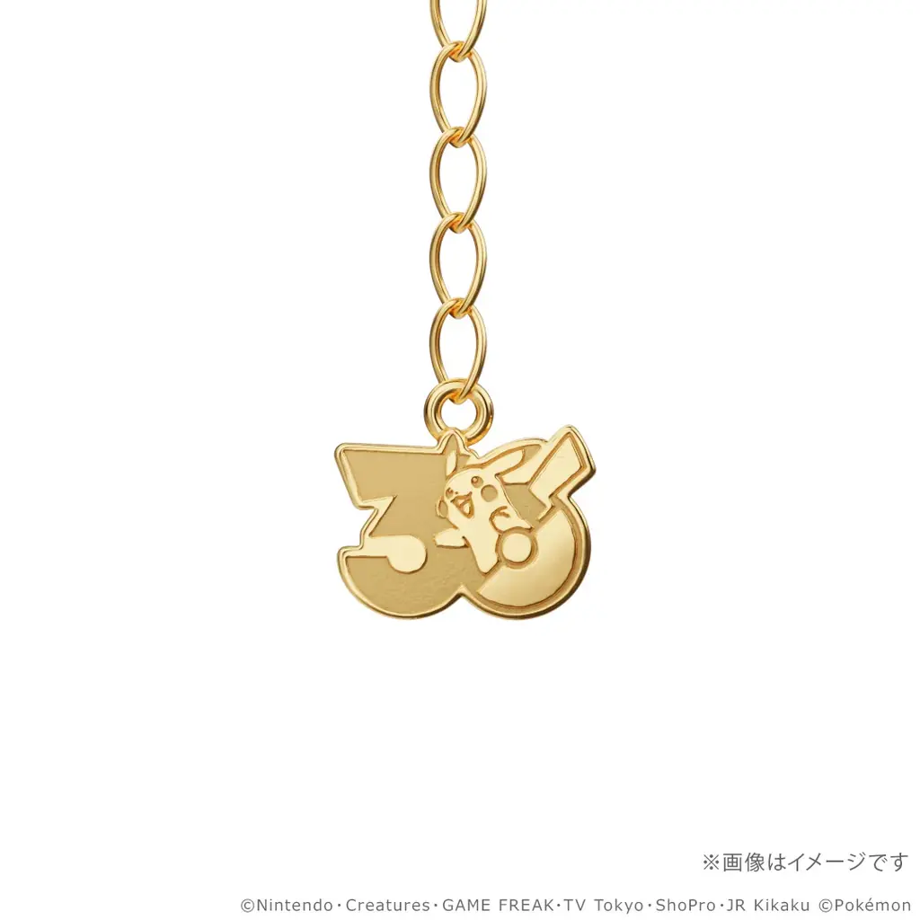 【ポケットモンスター】30周年モデル ネックレス。30周年ロゴを刻印した特別なデザイン。8月14日（金）まで予約受付 画像 20