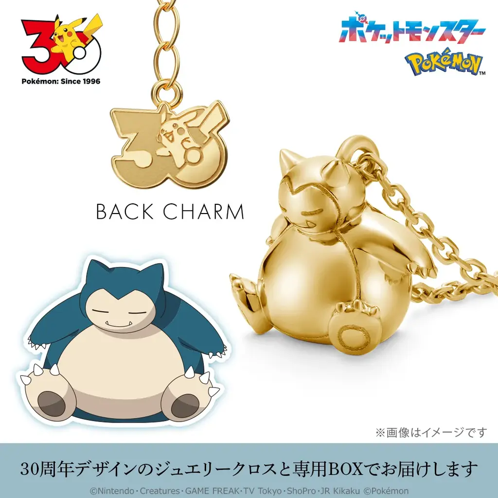 【ポケットモンスター】30周年モデル ネックレス。30周年ロゴを刻印した特別なデザイン。8月14日（金）まで予約受付 画像 22