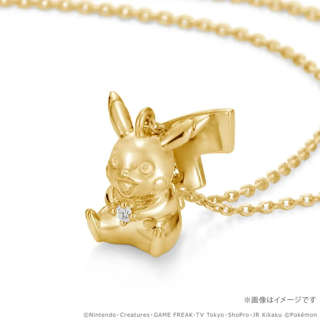 【ポケットモンスター】30周年モデル ネックレス。30周年ロゴを刻印した特別なデザイン。8月14日（金）まで予約受付 画像 4