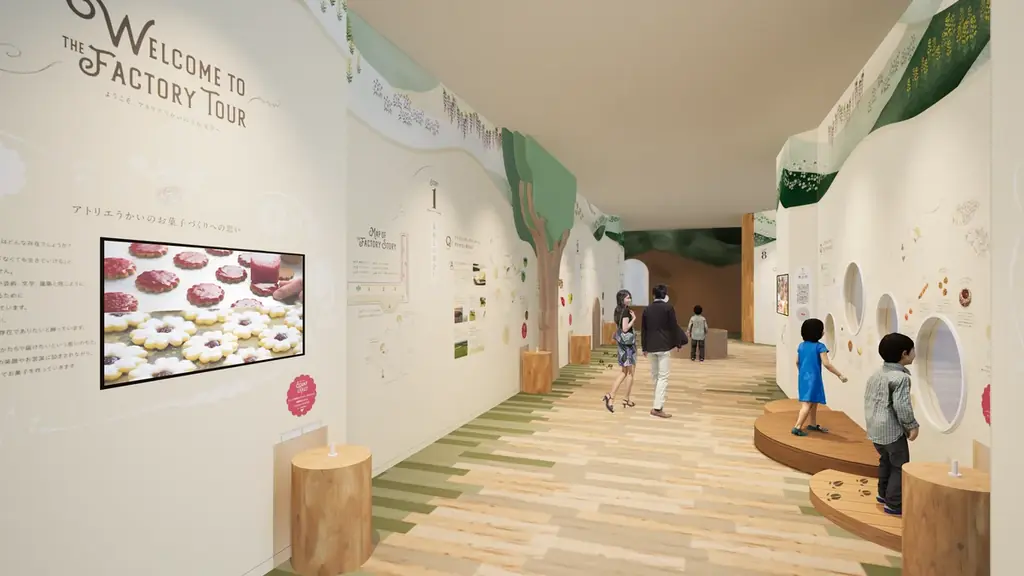 見て・食べて・学べる。五感で楽しむお菓子工房「アトリエうかい Cafe ＆ Factory HACHIOJI」イオン八王子滝山に2026年9月7日（月）グランドオープン 画像 4