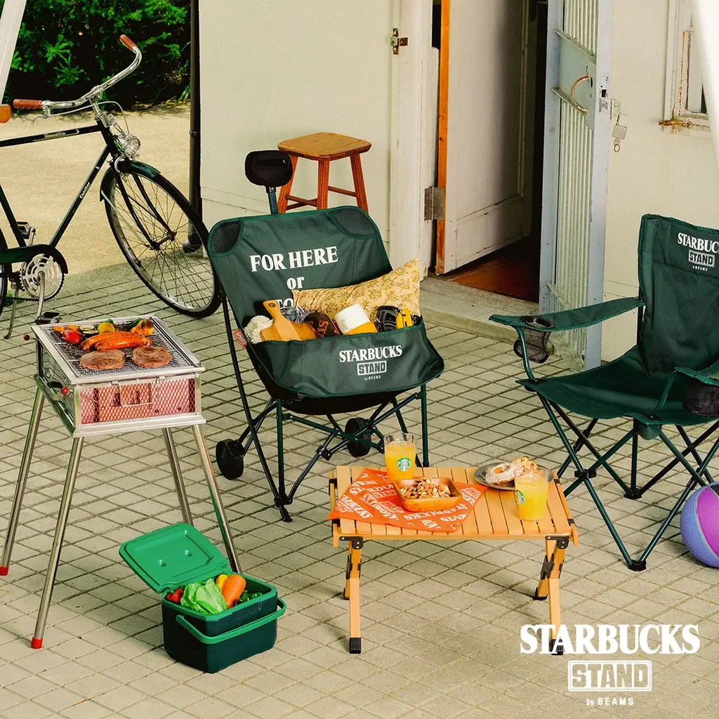 〈STARBUCKS STAND by BEAMS〉『EXTRA Collection』第4弾が登場。家族や友人と楽しめる〈Coleman〉に別注したアウトドアアイテム4型を7月17日（金）より発売。 画像 3