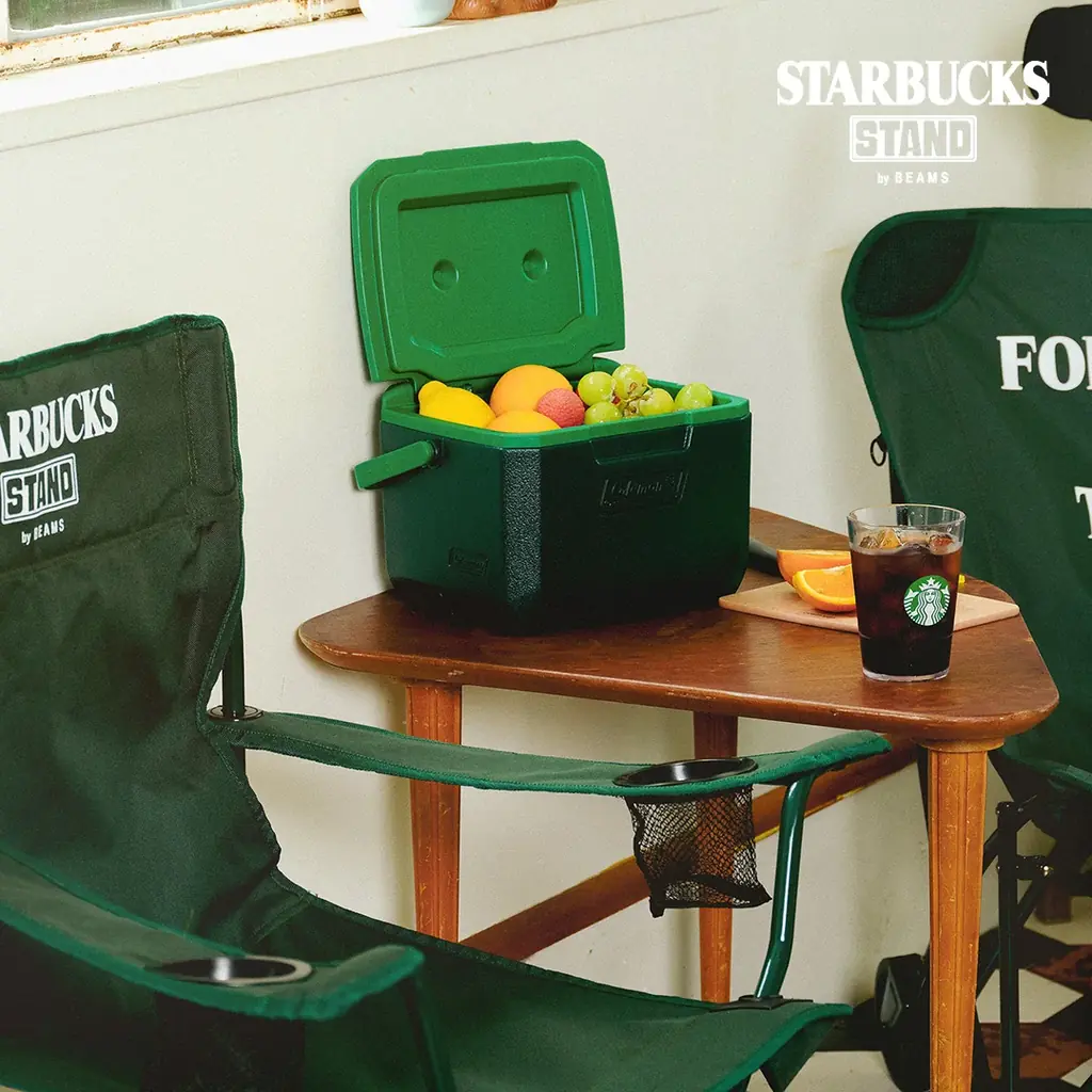 〈STARBUCKS STAND by BEAMS〉『EXTRA Collection』第4弾が登場。家族や友人と楽しめる〈Coleman〉に別注したアウトドアアイテム4型を7月17日（金）より発売。 画像 4