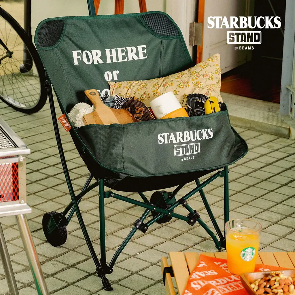 〈STARBUCKS STAND by BEAMS〉『EXTRA Collection』第4弾が登場。家族や友人と楽しめる〈Coleman〉に別注したアウトドアアイテム4型を7月17日（金）より発売。 画像 8