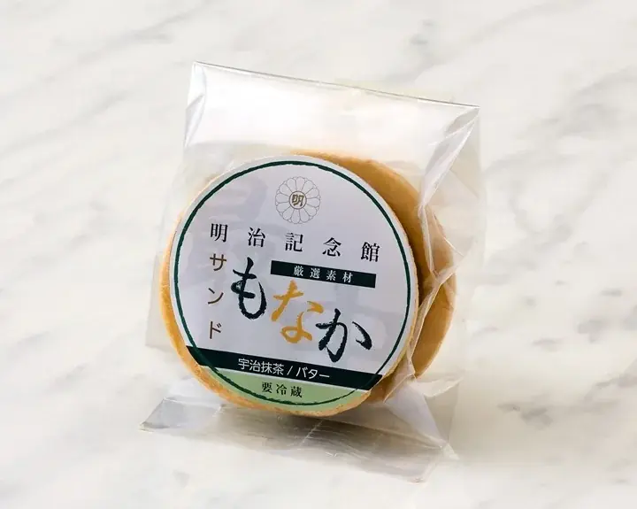 【明治記念館オンラインショップ】7月10日(金)より販売開始！宇治抹茶と北海道産小豆の味わいを愉しむ「サンドもなか」をご提供 – 素材にこだわり、一つひとつ丁寧に手作りした和スイーツ – 画像 2