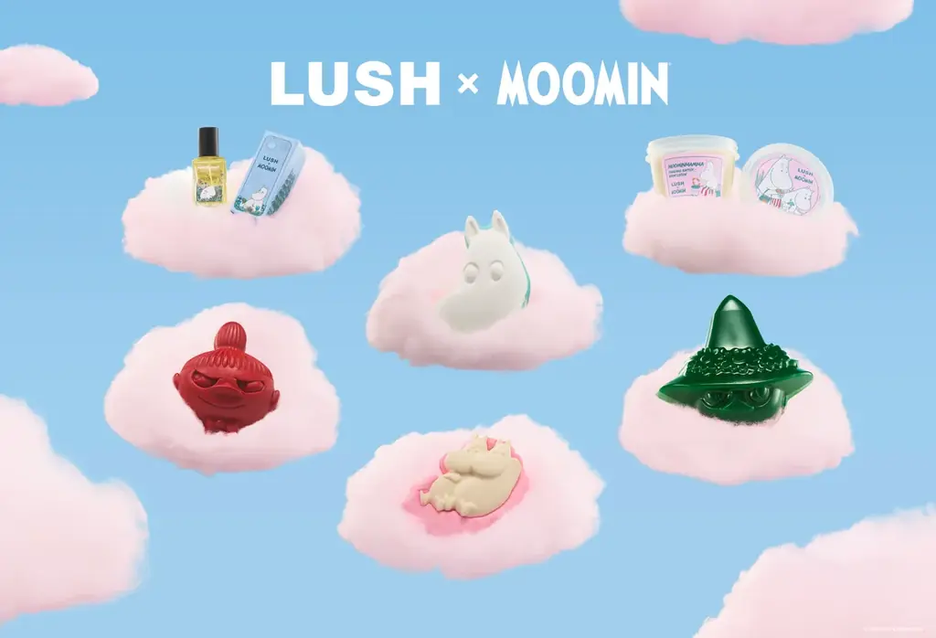 ＜LUSH X MOOMIN＞7月23日発売！限定コラボ商品全10種が登場。 画像 1