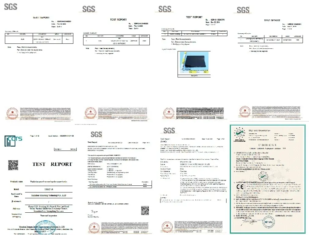 【新商品】SGSによる800℃・60秒の耐火試験に合格！モバイルバッテリーの発火・爆発リスクに備える「耐火・耐熱ポーチ」が新登場 画像 4