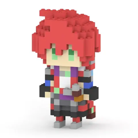 シリーズ12周年を迎える本格3DアクションRPG『白猫プロジェクト NEW WOLRD’S』がミタクルブロックで立体化！主人公・アイリス・キャトラたちが、手のひらサイズの“組み立てフィギュア”に！ 画像 3