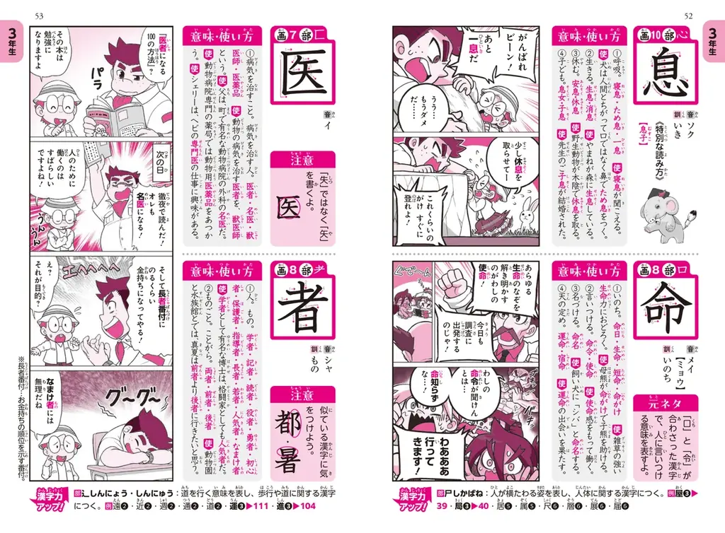 小学校3・4年生で習う漢字402字をすべて爆笑まんがに！ 中学受験の土台作りにも最適な『のびーる国語 満点漢字力２』2026年7月13日（月）発売 画像 3