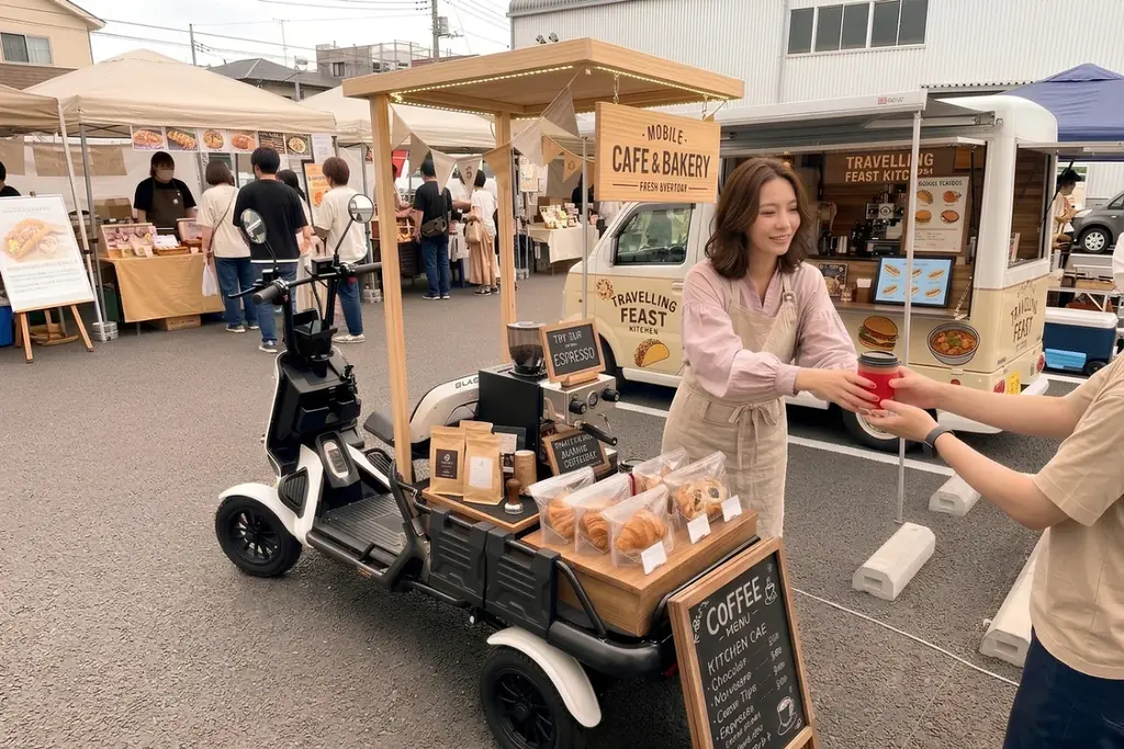 【１日限りの夏イベント】ブレイズの四輪 特定小型原付「ブレイズ イーカーゴ」が「豊橋みなとフェスティバル2026」に出展 画像 6