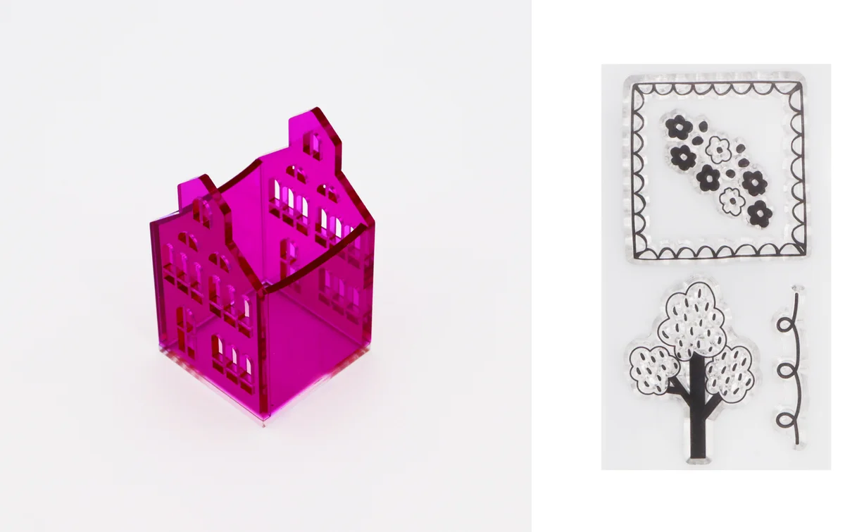 机の上を小さな“街並み”にできる！クリアスタンプ専用フレーム「街並みスタンプフレーム」8月下旬に新発売 画像 6