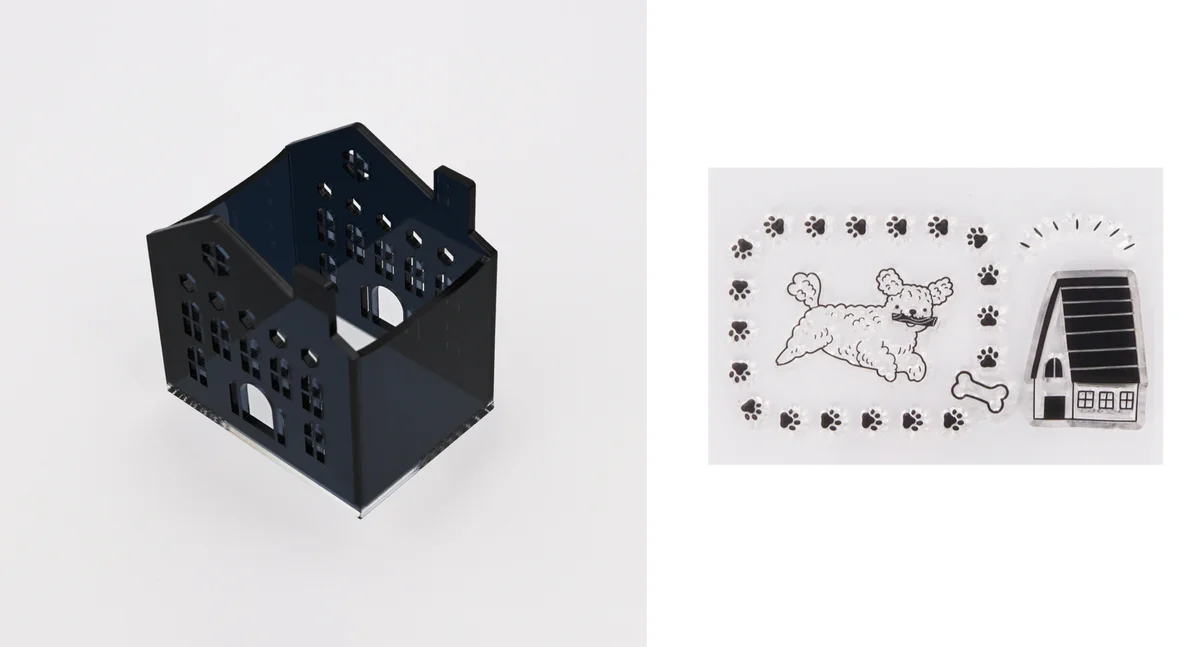 机の上を小さな“街並み”にできる！クリアスタンプ専用フレーム「街並みスタンプフレーム」8月下旬に新発売 画像 7
