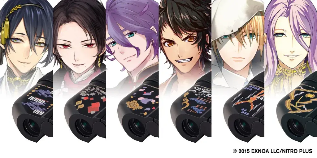 目の前の展示物の細部まで鮮明に。双眼鏡「at6 M6×18 刀剣乱舞ONLINE（全6種）」を8月3日（月）に発売 画像 2
