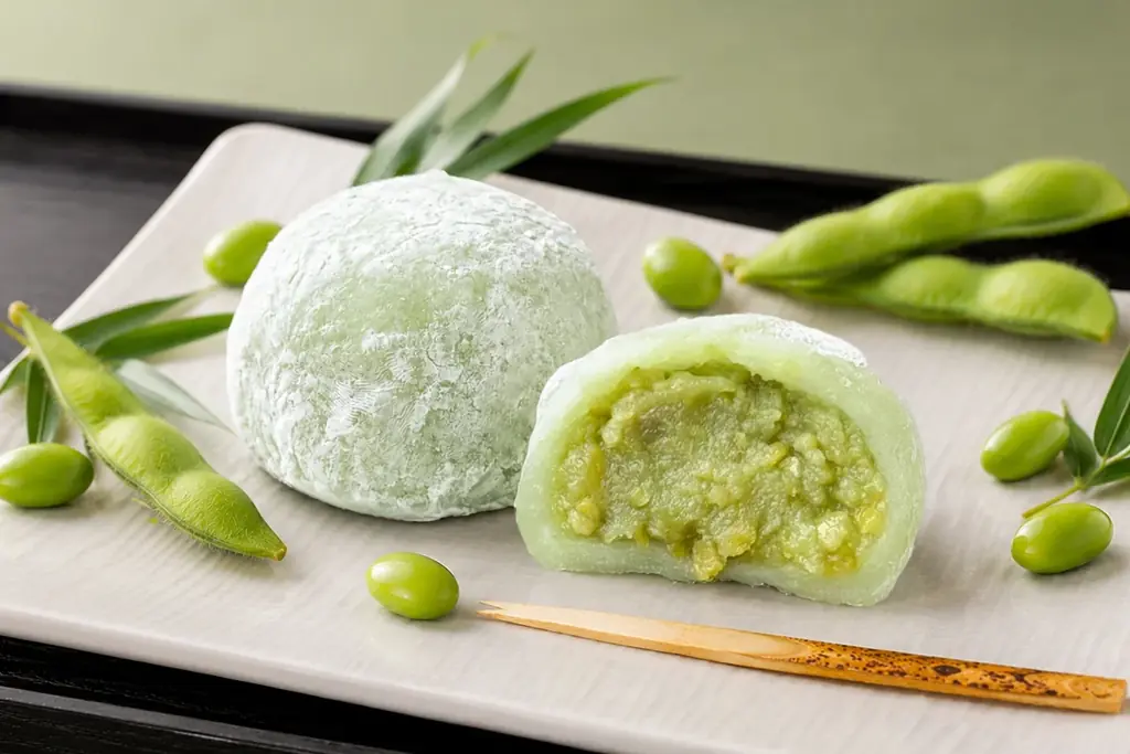 【“枝豆のつぶ感”が自慢！】圧倒的つぶつぶ×圧倒的もちもち！大幅進化した新作「冷やし生どら」など、ずんだスイーツ3種を発売。待望のオンライン初解禁も！ 画像 10