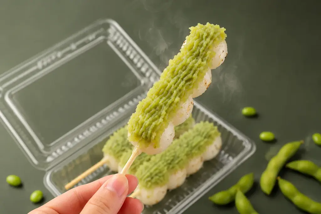 【“枝豆のつぶ感”が自慢！】圧倒的つぶつぶ×圧倒的もちもち！大幅進化した新作「冷やし生どら」など、ずんだスイーツ3種を発売。待望のオンライン初解禁も！ 画像 16